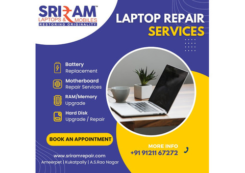 Laptop Service in Ameerpet, Kukatpally, ECIL