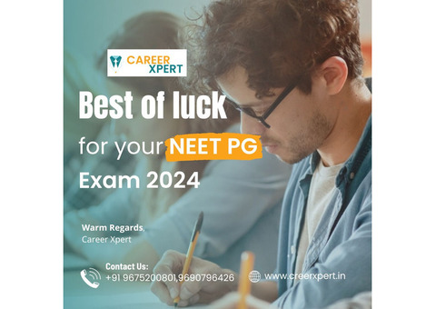 Best of Luck to All NEET PG 2024 Aspirants!