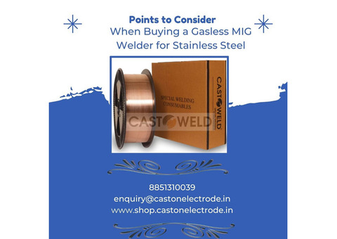 Points to Consider When Buying a Gasless MIG Welder