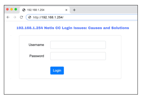 Resolve 192.168.1.254 Netis CC Login Issues with Expert Solutions!