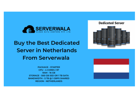 Buy the Best Dedicated Server in Netherlands From Serverwala