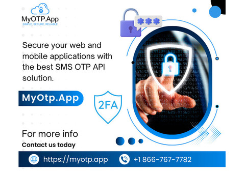 SMS OTP API 2FA Authentication for Web & Mobile by MyOTP.App