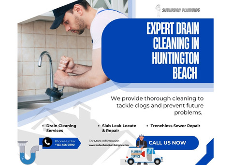 Expert Drain Cleaning in Huntington Beach