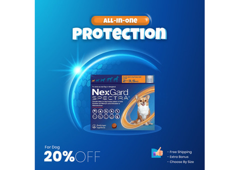 Canadavetcare Offer Nexgard spectra with 20 % Off