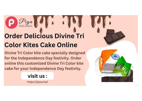 Order Delicious Divine Tri Color Kites Cake Online