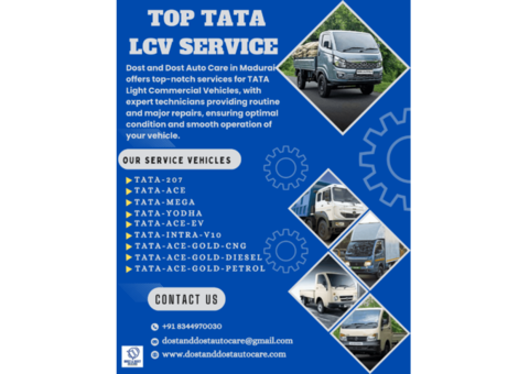 TATA Small Commercial Vehicle Service Center in Madurai