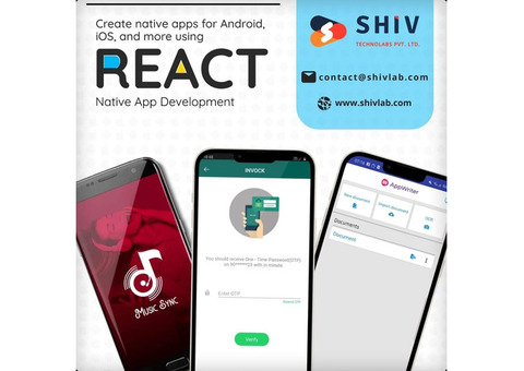 Top-notch React Native Development Services|Shiv Technolabs