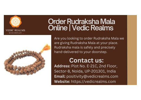 Order Rudraksha Mala Online | Vedic Realms