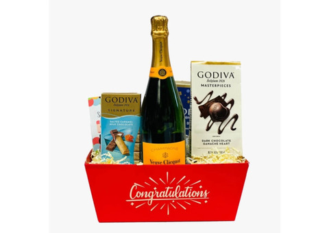 Exquisite Veuve Champagne Gift Baskets for Every Celebration