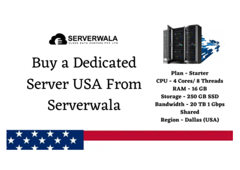 Buy a Dedicated Server USA From Serverwala