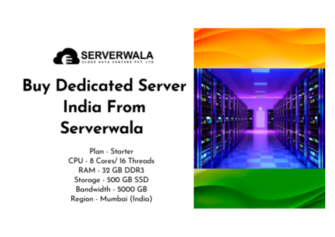 Buy Dedicated Server India From Serverwala