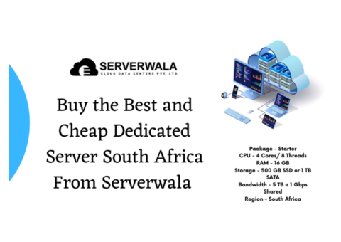 Buy the Best and Cheap Dedicated Server South Africa From Serverwala