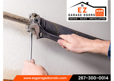 Hassle-free Garage Door Spring Replacement - EZ Garage Doors