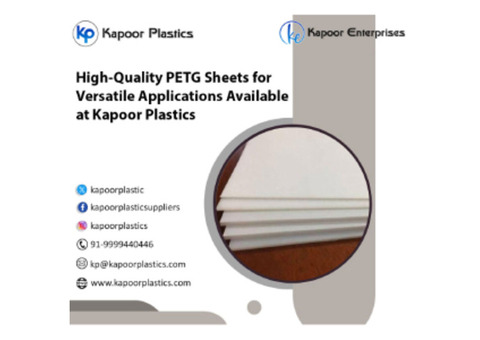 High-Quality PETG Sheets for Versatile Applications Available