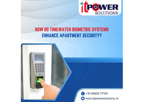 How do Timewatch biometric systems enhance apartment security?