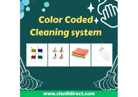 Buy Color Coded Cleaning Supplies Online in Galway