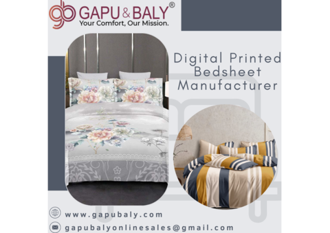 Digital Printed Bedsheet Manufacturer