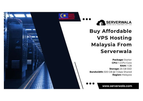 Buy Affordable VPS Hosting Malaysia From Serverwala