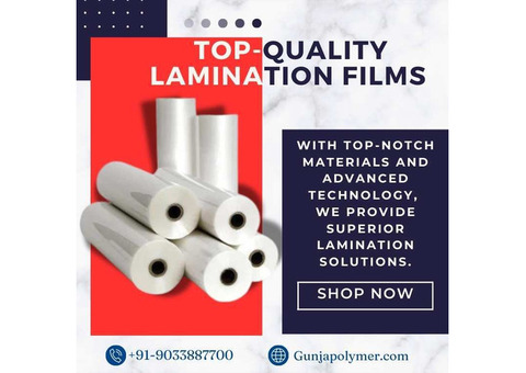 Top Quality Lamination Films Manufacturer