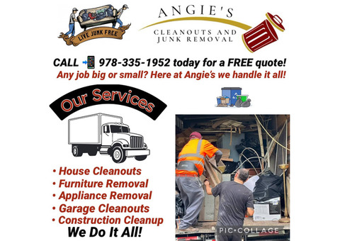 Transform Your Home with Angie’s Junk Removal in Swampscott, MA