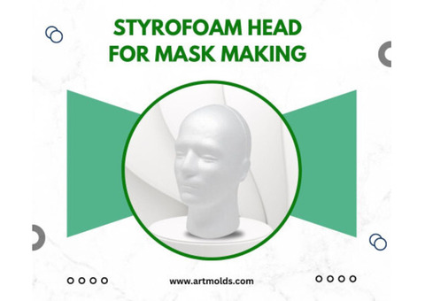 Styrofoam Head for Mask Making