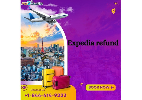 +1-844-414-9223 How do I request a refund on Expedia?