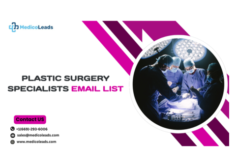 Buy Plastic Surgery Specialists Email List