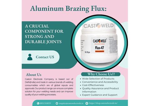 Aluminum Brazing Flux for Strong and Durable Joints