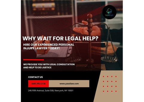 Why Wait For Legal Help? Hire Our Experienced Lawyer Today!