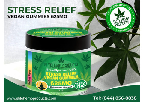 Calm Your Mind and Body with Our Stress Relief Vegan Gummies