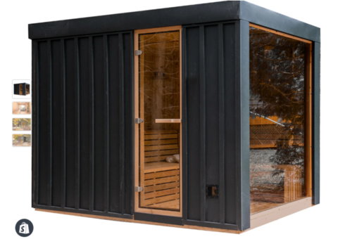 Cube Sauna | Outdoor Cedar Cube Saunas