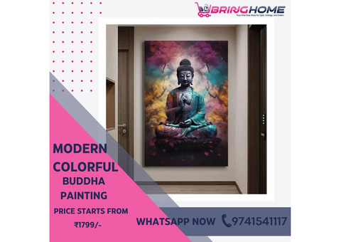 MODERN COLORFULL BUDDHA PAINTING