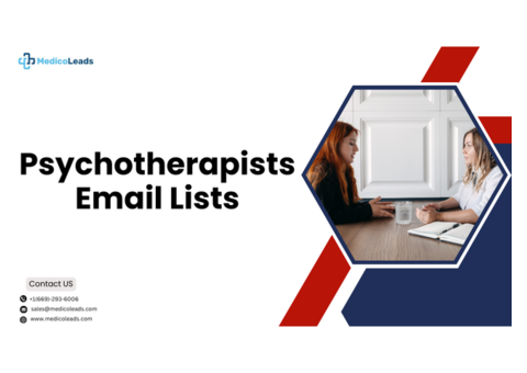 Get Affordable Psychotherapists Email Lists - Boost Your Outreach