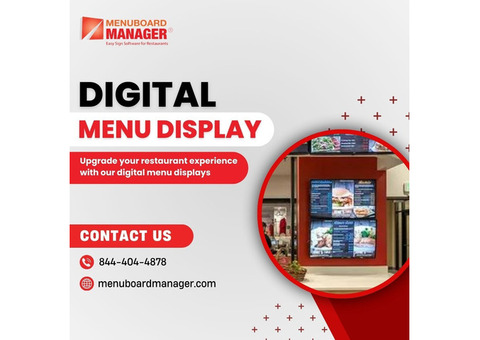 Digital Menu Display