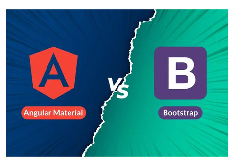 Angular Material vs Bootstrap: A Detailed Comparison For 2024