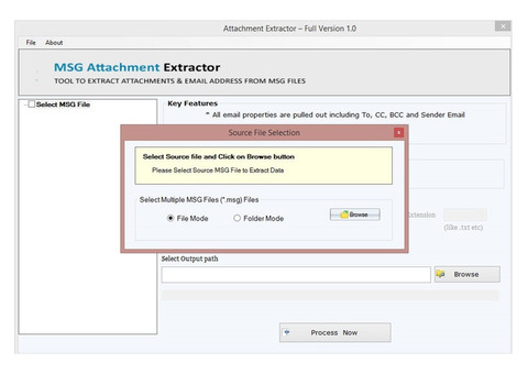 MSG Attachment Extraction Services by osttopstapp Software