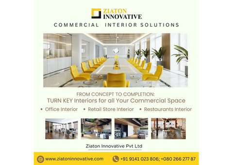 Commercial Interior Designers in Bangalore | Ziaton Innovative