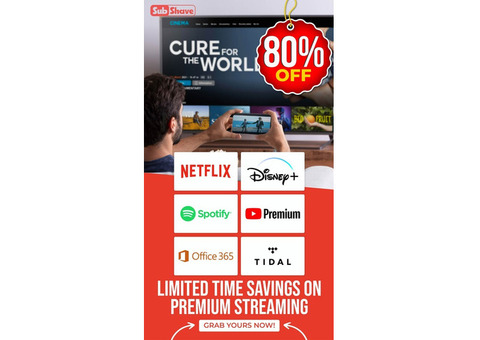 Get Up to 80% Off on Premium Subscriptions