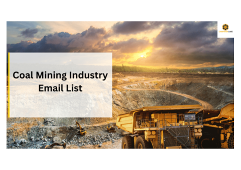 Buy Top Coal Mining Industry Email List