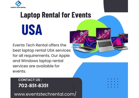 High-Quality Laptop Rental for Business Events & Meeting USA