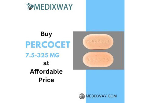 Buy Percocet 7.5-325 mg at an Affordable Price at Medixway.