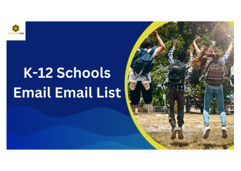 K-12 Schools Email List: Engage with Education Decision-Makers