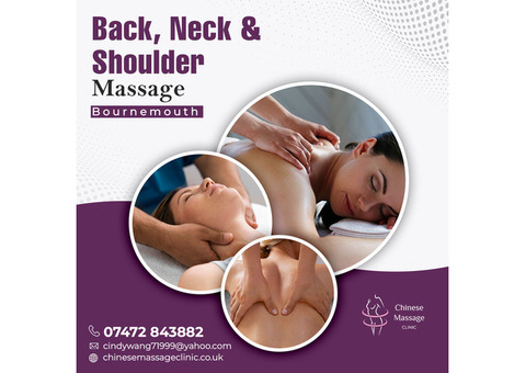 Our Back, Neck & Shoulder Massage in Bournemouth