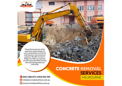 Solidify The Structural Integrity With Concrete Removal Services