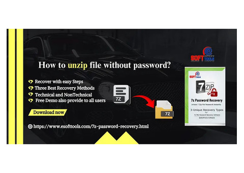 How to unzip 7z file without passwords?