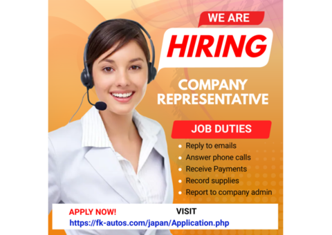 company Representative Needed