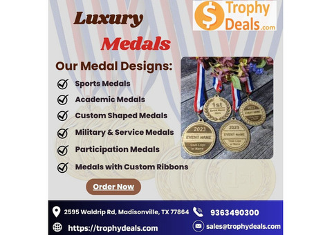 Buy Custom Medals for Every Achievement - Celebrate with Trophy Deals