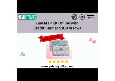 Buy MTP Kit Online with Credit Card at $109 in Iowa