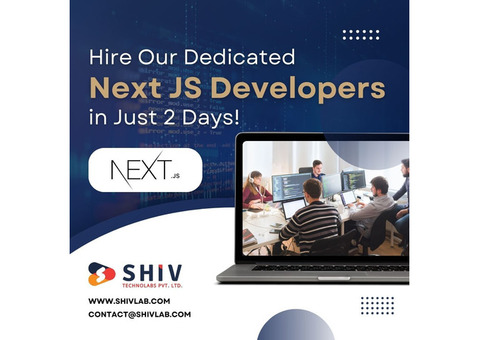 Hire Our Dedicated Next JS Developers from Shiv Technolabs