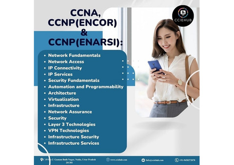 CCNA+CCNP combo Enterprise core Training and Certification